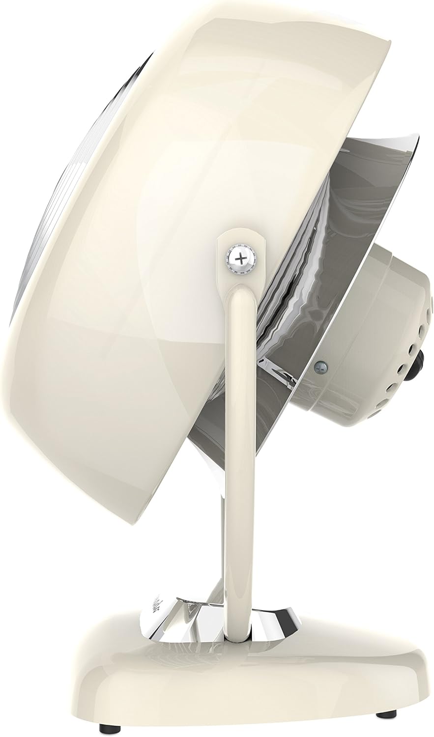 Vornado VFAN™ Sr. Vintage Fan, Large Retro Metal Air Circulator for Cooling & Decor, 3 Speeds, Adjustable Tilt, Durable Construction, Powerful Cooling Airflow, Floor Fan for Home, Vintage White