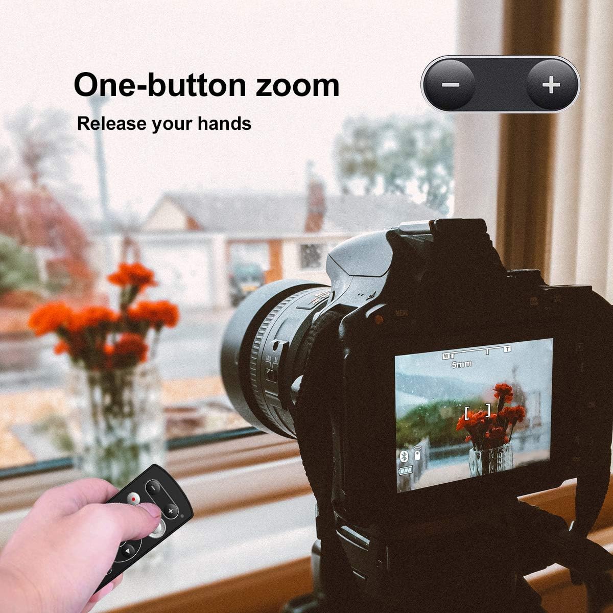 AODELAN Camera Wireless Shutter Release Remote Control for Nikon COOLPIX P1000 P950 B600 A1000 Z50 Z30 Z fc, Replaces Nikon ML-L7
