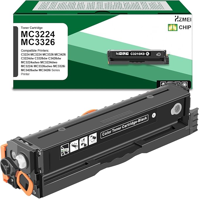 MC3224 MC3326 Toner Cartridge C3210K0 Black Toner Replacement for Lexmark C3224 MC3224 MC3326 MC3426 MC3426i MC3426adw MC3326adwe Series Printer