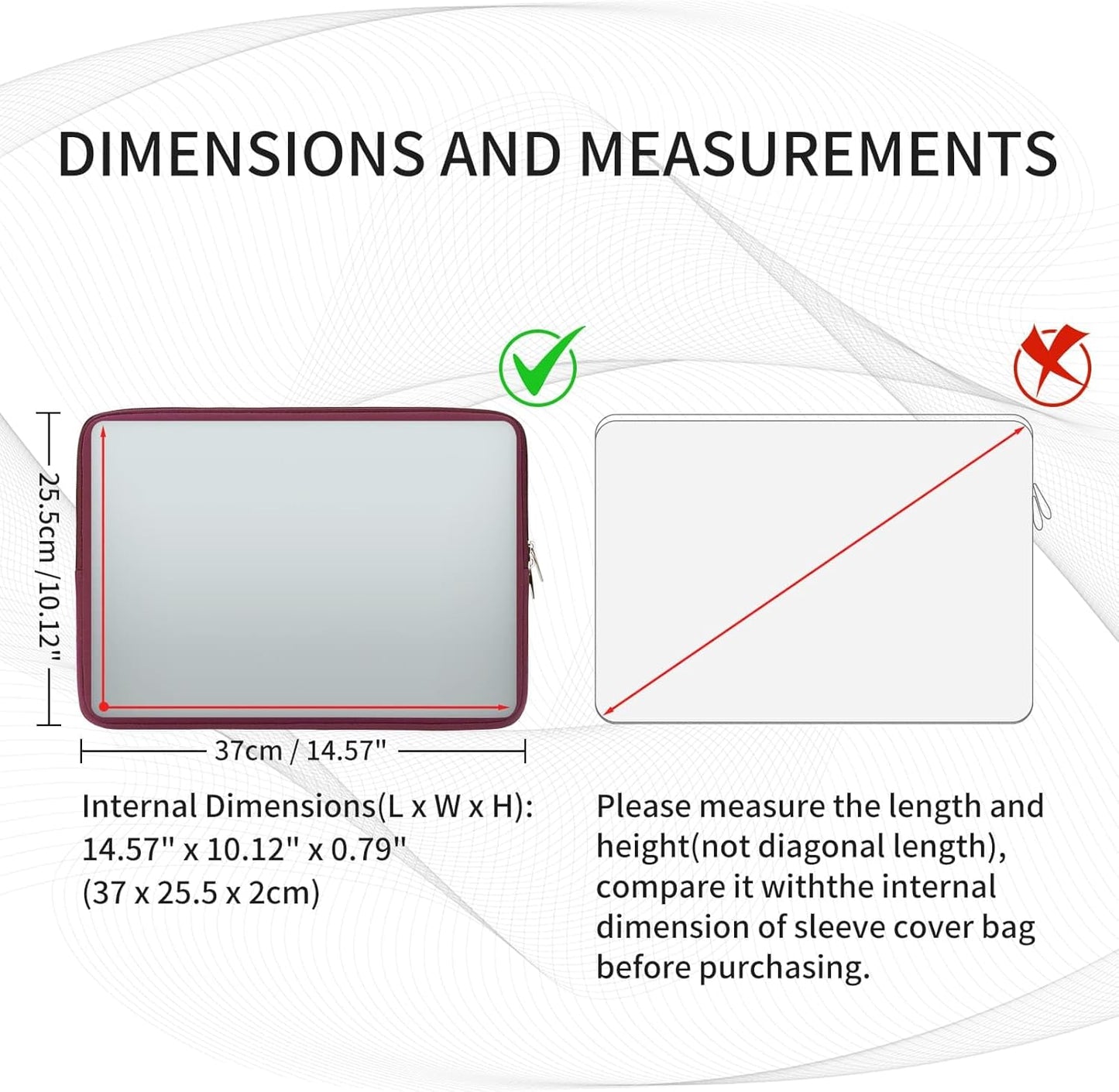RAINYEAR 16 Inch Laptop Sleeve Protective Soft Case Padded Zipper Cover Specially Compatible with 16" MacBook Pro/Max M1 M2 M3 M4 A2141 A2485 A2780 A2991 A3403 A3186 (Red, Upgraded Version)