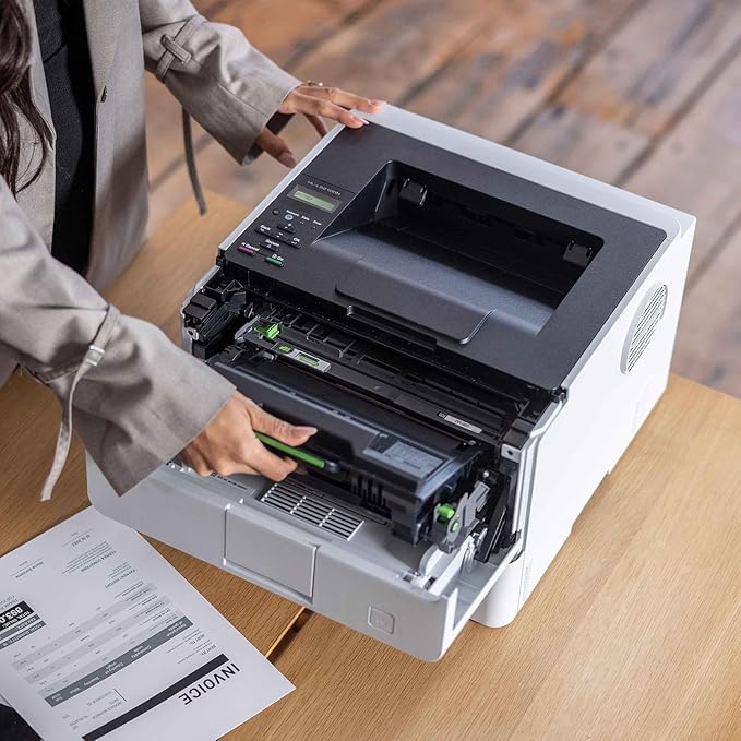 Brother HL-L5210DN Business Monochrome Laser Printer with Duplex Printing, Versatile Paper Handling, Mobile Printing, and Gigabit Ethernet Networking, Works with Alexa