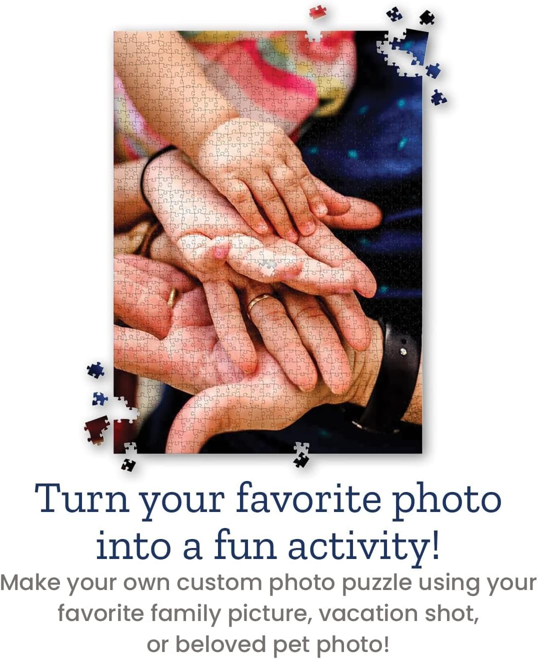 Photo Personalized Puzzle for Mother's Day - 500 Piece - I See Me! (Vertical/Portrait)
