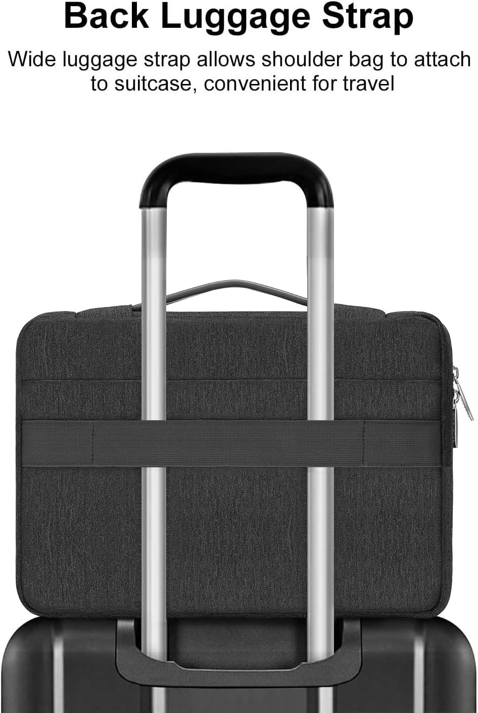 MOSISO 360 Protective Laptop Case 13.3 inch, 13-13.3 inch Laptop Sleeve Compatible with MacBook Air/Pro 13 / Pro 14, HP Dell ASUS Lenovo, Side Open Bag with 2 Raised&1 Flapover Pockets, Slate Gray
