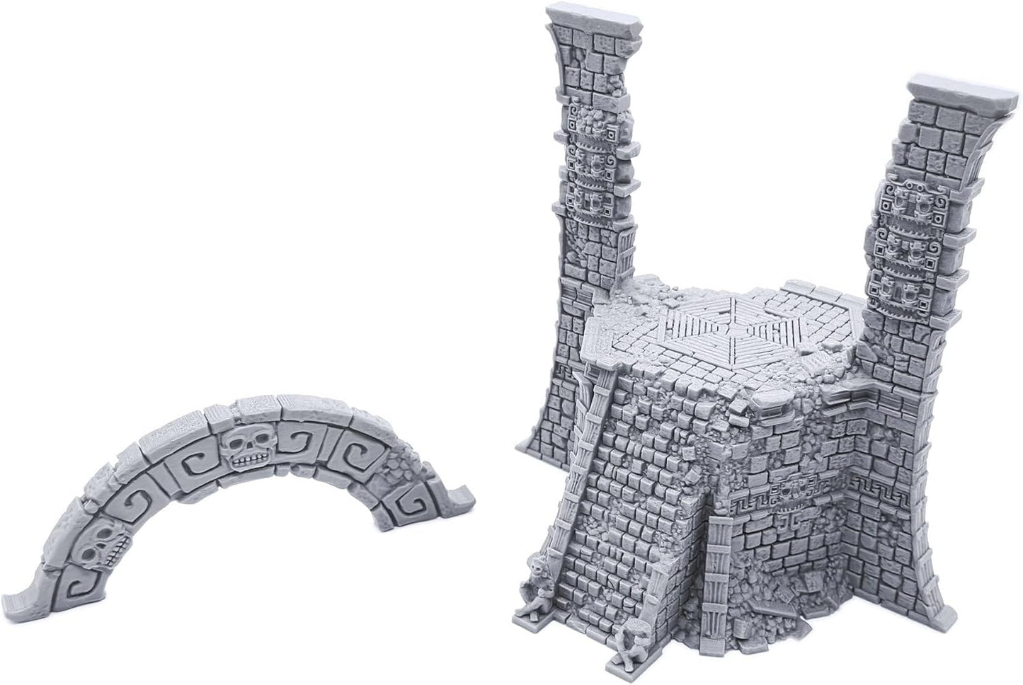 Sacred Dais by Printable Scenery, 3D Printed Tabletop RPG Scenery and Wargame Terrain 28mm Miniatures