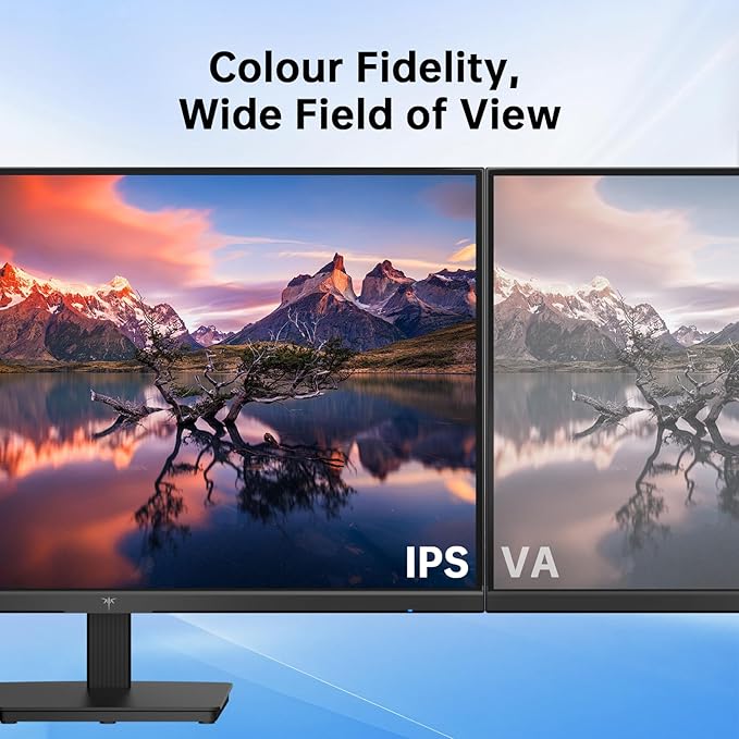 KTC 23.8 Inch Gaming Monitor, FHD@144Hz 120Hz Monitor with IPS Panel, Hardware Anti-Blue Light, 95% DCI-P3, 99% sRGB, ΔE＜2, 300 cd/㎡, 1500:1, Flicker Free and Adaptive Sync for Working and Gaming