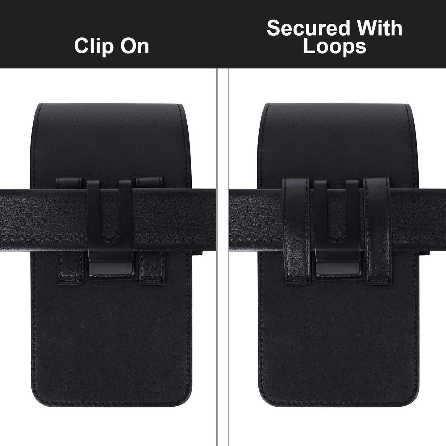 BECPLT for iPhone 15 Pro Max 15 Plus 14 Pro Max 13 Pro Max 12 Pro Max Holster Black Mobile Phone Belt Pouch Holster Cover Belt Clip Case Pouch for Samsung Galaxy S24+ S23+ S23+ S22+ S23 FE S21 FE 5G