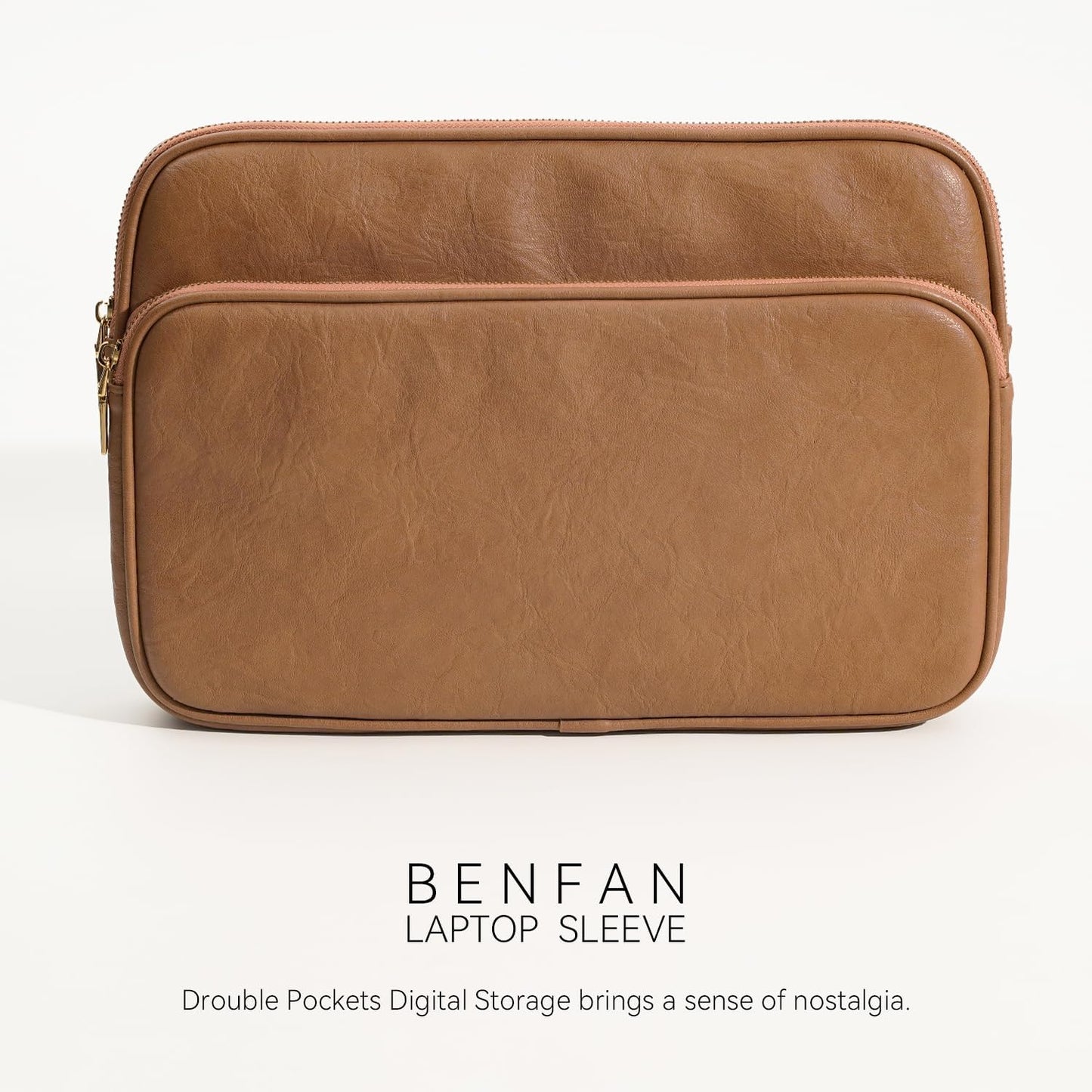 Laptop Sleeve Bag 15 Inch Compatible with MacBook Air 15, MacBook Pro 15 A1990 A1707, Surface Laptop 15, New Dell XPS 15 Color Brown
