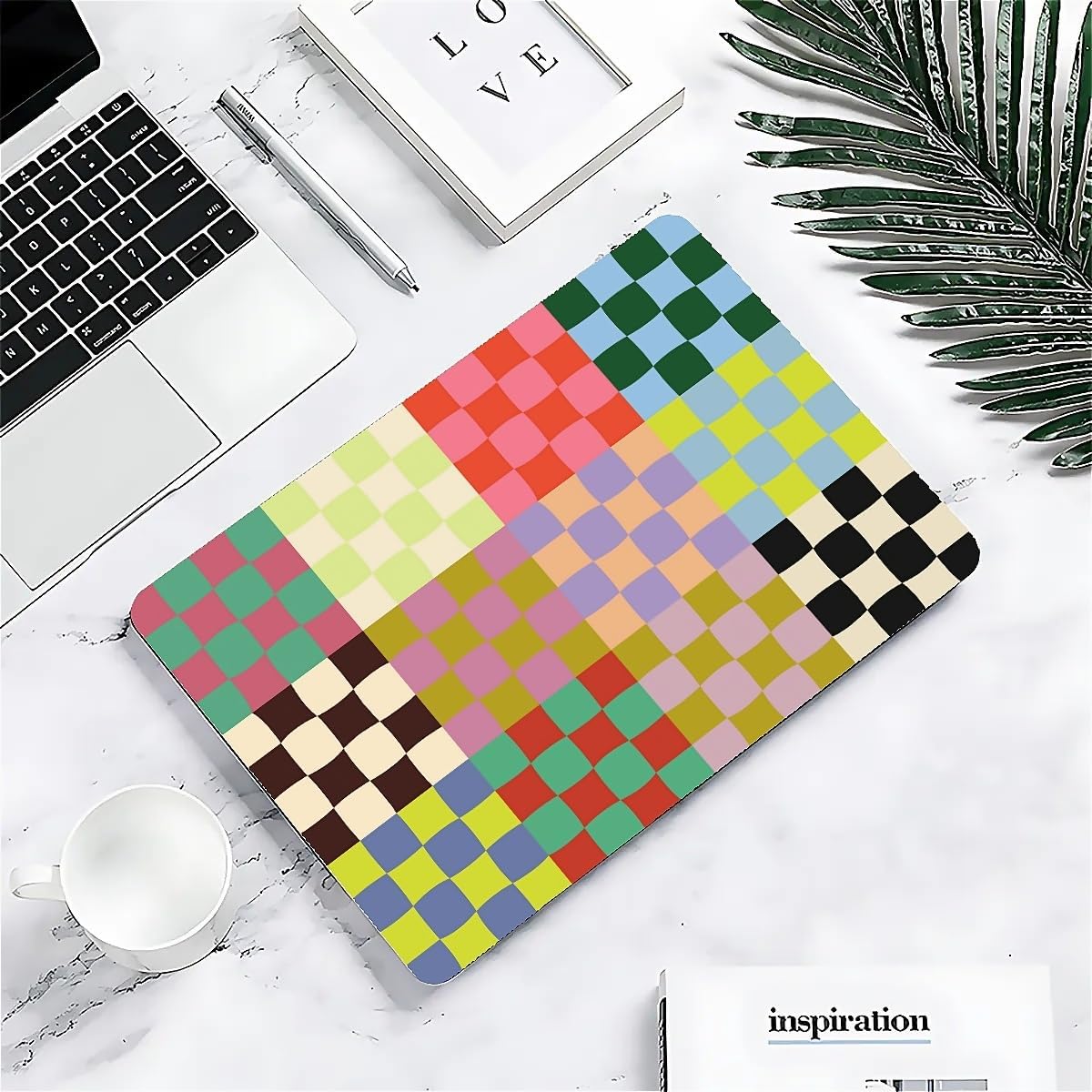 Compatible with MacBook Air 13.3 13.6 Inch Case 2022 2021 2020 2019 Plastic Hard Shell Case Cover,13.3 Pro(A1706/A1708/A1989/A2159/A2289/A2338), Colorful Checker