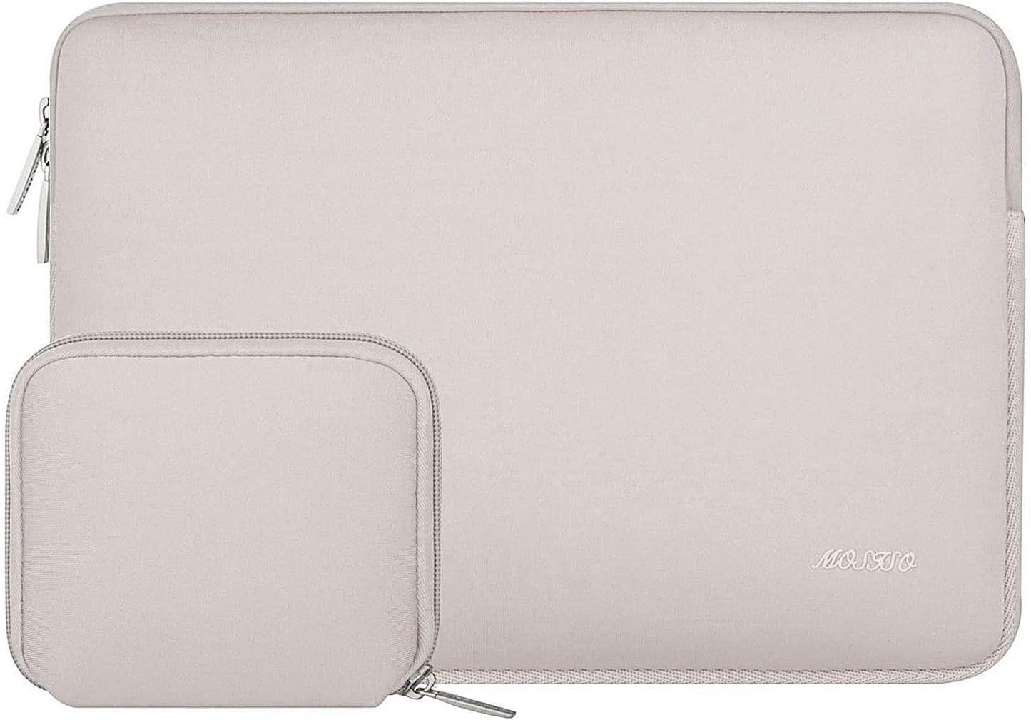 MOSISO Laptop Case 14 inch, 14 inch Laptop Sleeve Bag Compatible with HP Lenovo Dell ASUS Acer, HP Stream, Dell Latitude, Lenovo IdeaPad, Neoprene Computer Sleeve Bag with Small Case, Rock Gray