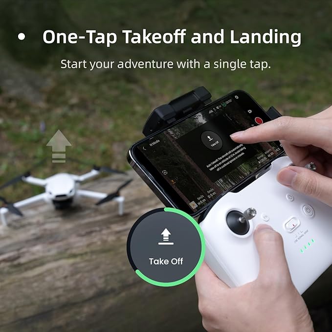 Skyrover S1 Mini Drone with Camera 4K/60fps Video, 48MP Photo with 8K Image Quality, 3-Axis Gimbal Stabilization, 39,000ft Video Transmission, 40-Min Flight Time, Under 249g, Auto Track