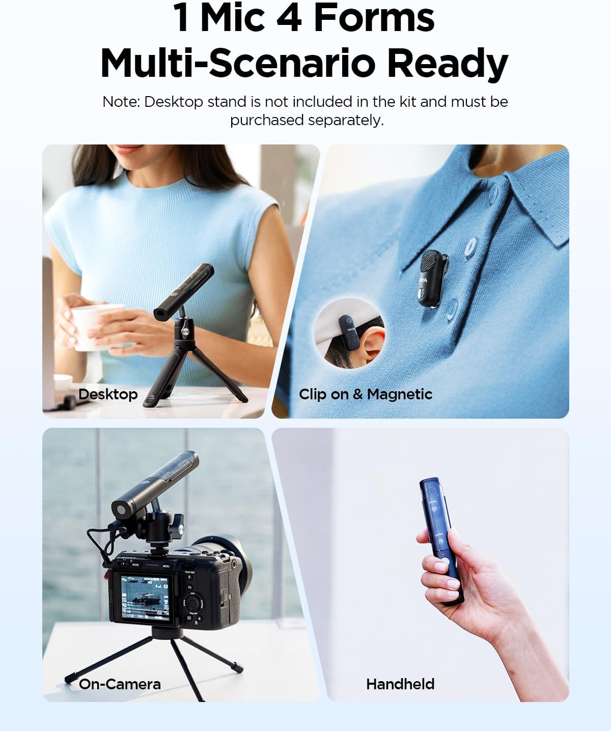 BOYA Magic-05 Wireless Lavalier Microphone, 30Hrs Battery,328FT Los Range, Safety Track &Limiter, Ai Noise Reduction USB-C Wireless Lapel Mini Mic for Android iPhone 16/15 Audio Video Live Broadcast