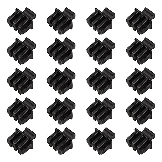 SFP SFP+ XFP Dust Covers Caps Suitable for Open Slot on Network Switch Silicone Type C 100pcs/pack