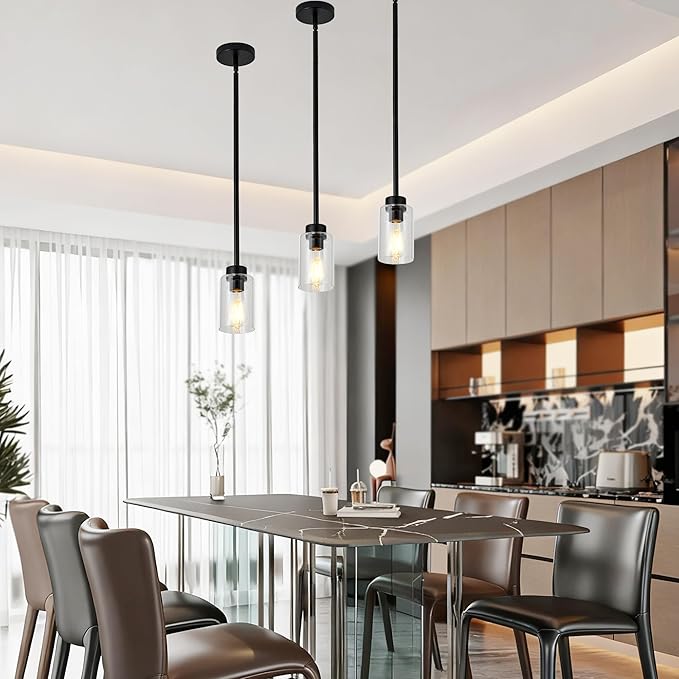 Mini Pendant Lighting for Kitchen Island Black Pendant Lights Kitchen Island Hanging Lights for Kitchen Dining Room Décor