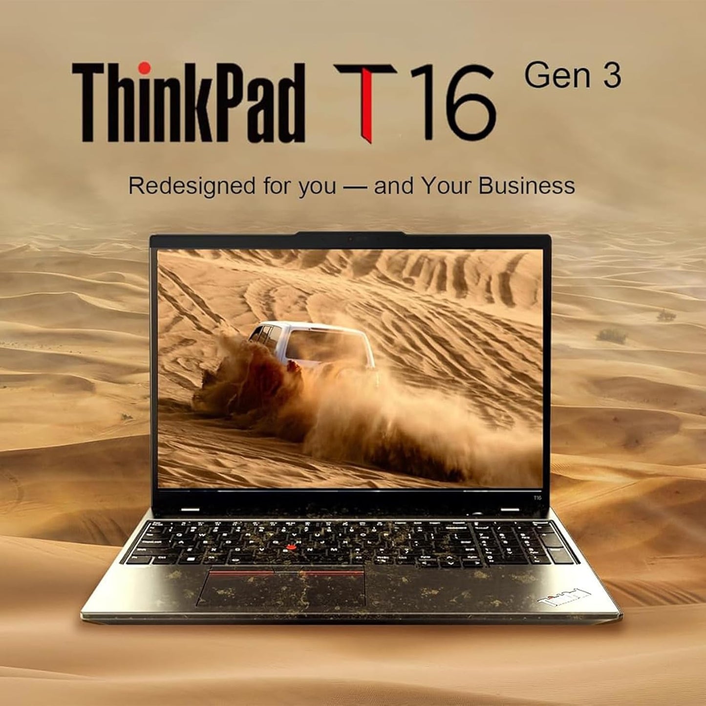 Lenovo ThinkPad T16 Gen 3 Business Laptop 16” FHD+ Display, Intel Ultra 7-155U (Beats i7-1355U), 64GB DDR5 RAM, 2TB SSD, 5MB Webcam, WiFi 6E + BT, RJ-45, HDMI, Win 11 Pro, AI Copilot - Black
