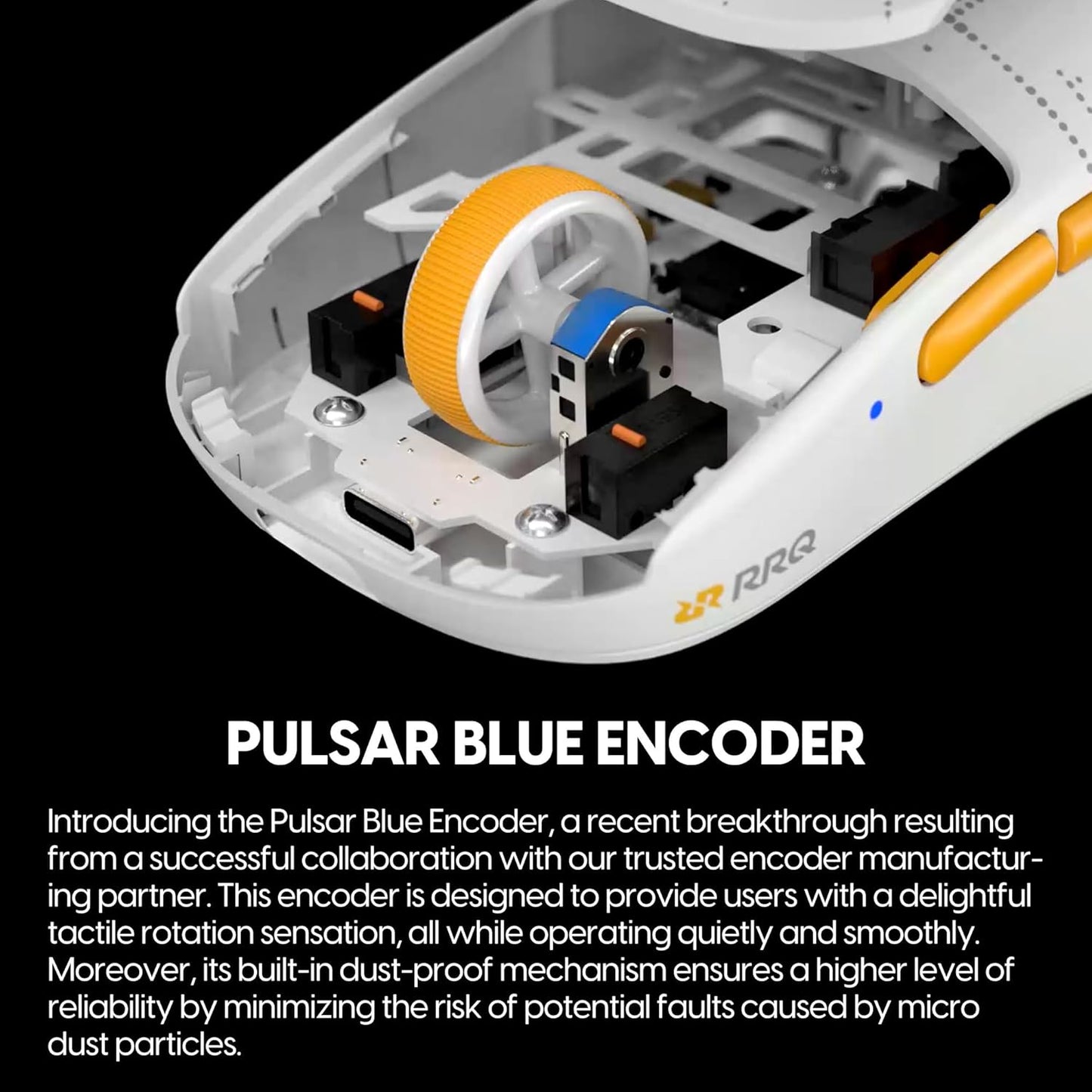 Pulsar x RRQ X2H Wireless Gaming Mouse, Limited Color Edition, Ultra Lightweight 1.90 oz (54 g), Symmetrical, Optical Switch, 26000 DPI, PAW3395 Sensor (Medium, RRQ Edition)