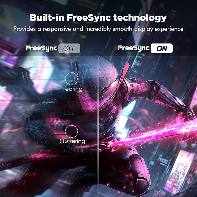 ZZA 32 Inch Curved Gaming Monitor, 240Hz High Refresh Rate, FHD 1920x1080P, Curved 1500R, HDMI 2.0/DP1.4, 1ms MPRT, HDR, FreeSync, VESA Compatible, Tilt Adjustable