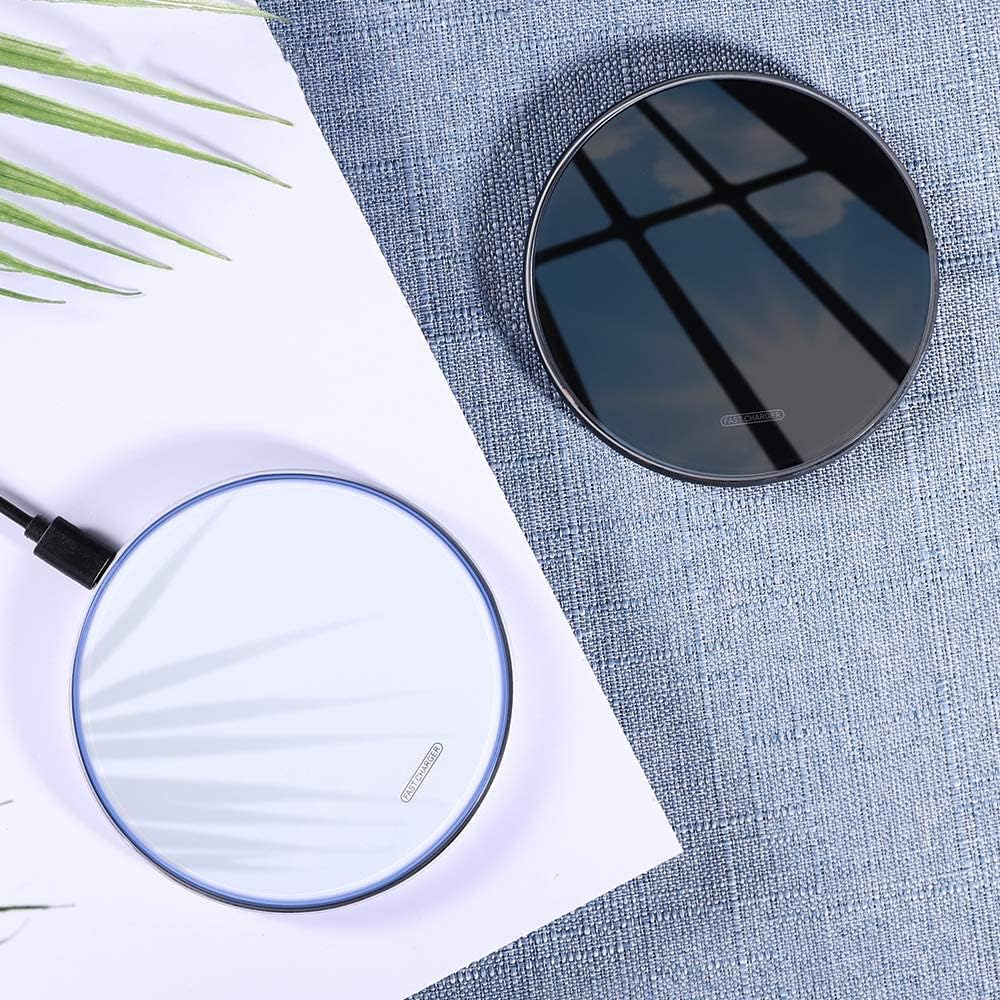 Fast Wireless Charger,20W Max Wireless Charging Pad Compatible with iPhone 16/16 Pro/16 Pro Max/16 Plus/15/14/13/12/11/X,AirPods;FDGAO Induction Charge Mat for Samsung Galaxy S25/S24/S23/S20