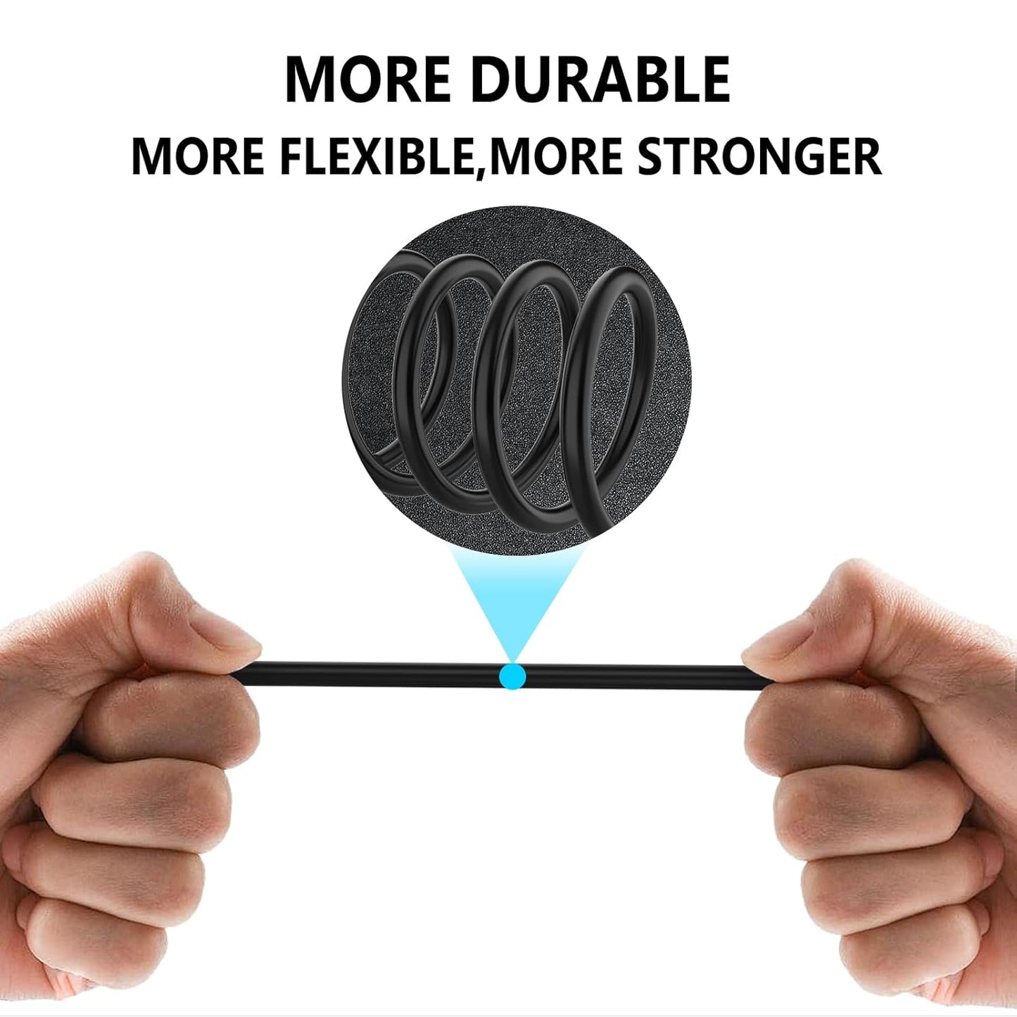Amzpas Headphone Extension Cable, 4 Pole TRRS 3.5mm Extension Audio Cord Male to Female Stereo Audio Cable for Headset, iPhone, iPad, Smartphones, Tablets, Media Players and More (9.8ft)