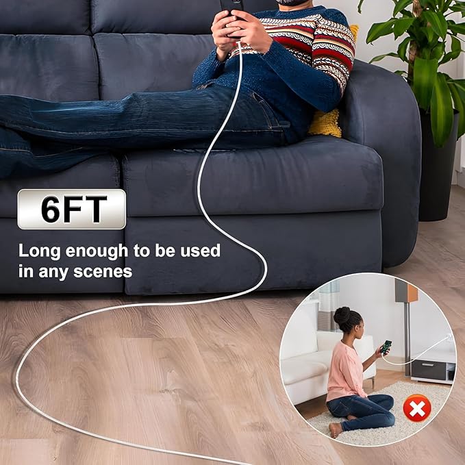 Quntis USB C to USB C Cable 3FT 3Pack - Type-C 60W Nylon Braided Charger Cord Fast Charging for iPhone 17 16 15 Series, iPad mini 6, Pixel and More, White