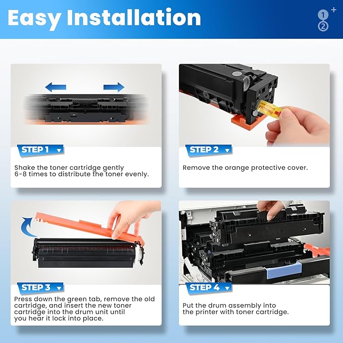 210A Black Toner Cartridge Color Laser jet Pro MFP 4301fdw Compatible for HP 210A 210X Toner Cartridges Replacement HP210A HP210X for Color Pro 4201dw 4201dn MFP 4301fdn 4301fdw 4301dw Printer, 2 Pack