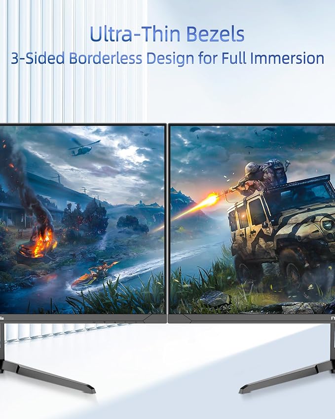 24.5 Inch Gaming Monitor 320Hz, FHD 1920x1080 Computer Monitor, 1ms Frameless, 100% sRGB, LED Background Light, Freesync Eye Care 2×Display Port, 2×HDMI