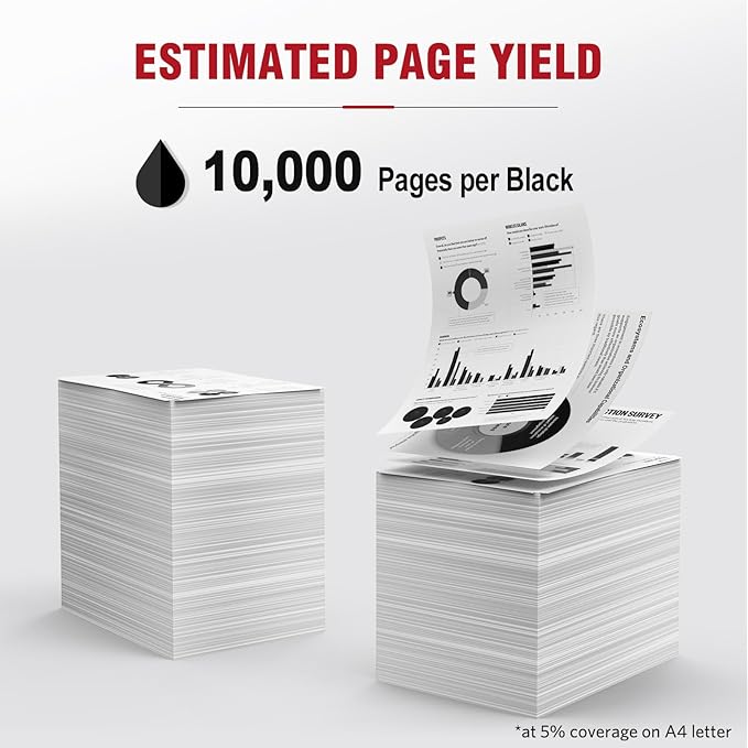 057H High Yield Black Toner Cartridge Compatible Replacement for Canon 057H 057 High Capacity Works for Canon ImageCLASS MF445dw MF448dw MF455dw LBP226dw LBP227dw LBP228dw MF449dw MF445 Printer 2-Pack