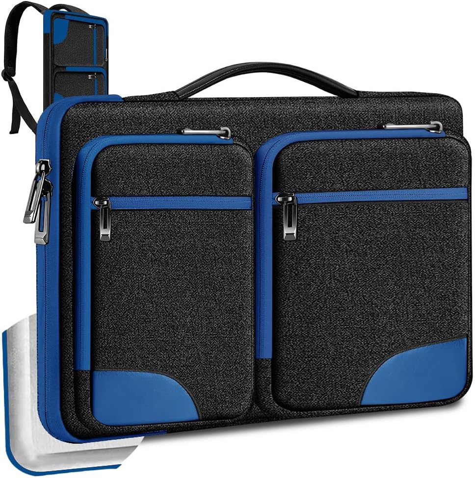 ZINZ Laptop Case 15 15.6 16 inches Sleeve Slim Briefcase Spill-Resistant Handbag for Most Popular 15" 15.6" 16" Notebooks，B01BL02