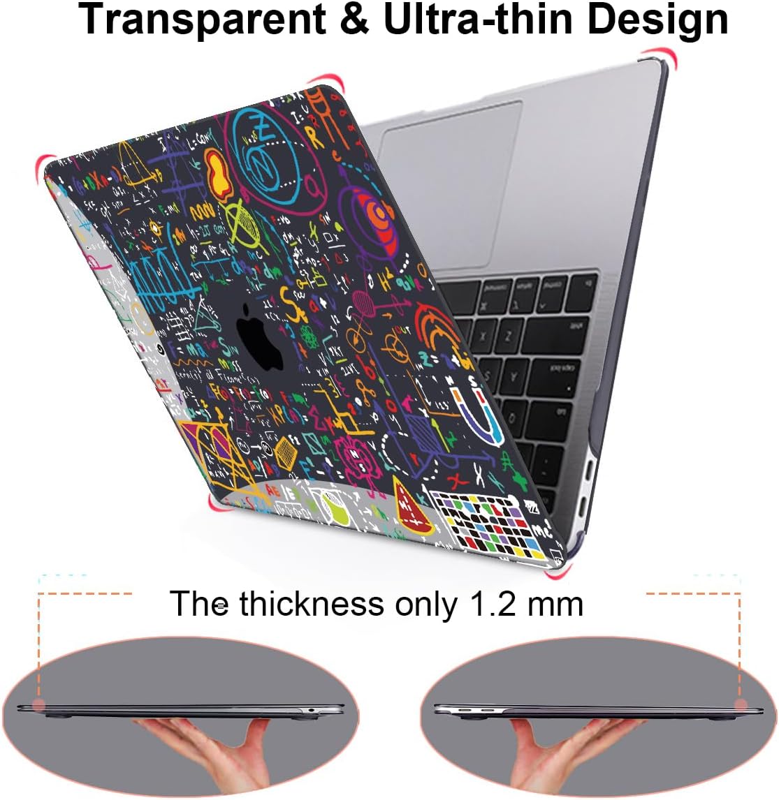 Compatible with MacBook Pro 13 inch Case M2 M1 A2338 2022 2021 2020-2016 A2251 A2289 A2159 A1989 A1706, Pattern Plastic Hard Shell Keyboard Cover Screen Film Webcam Cover, Abundant Formula