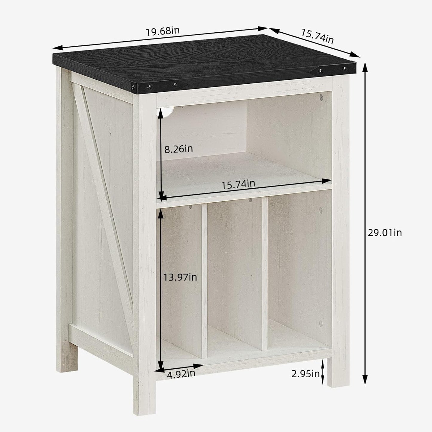 Record Player Stand with Vinyl Record Storage,White Record Player Table Holds up to 160 Albums,Large Wood Turntable Stand Cabinet Dispaly Shelf for Living Room,Bedroom,Office
