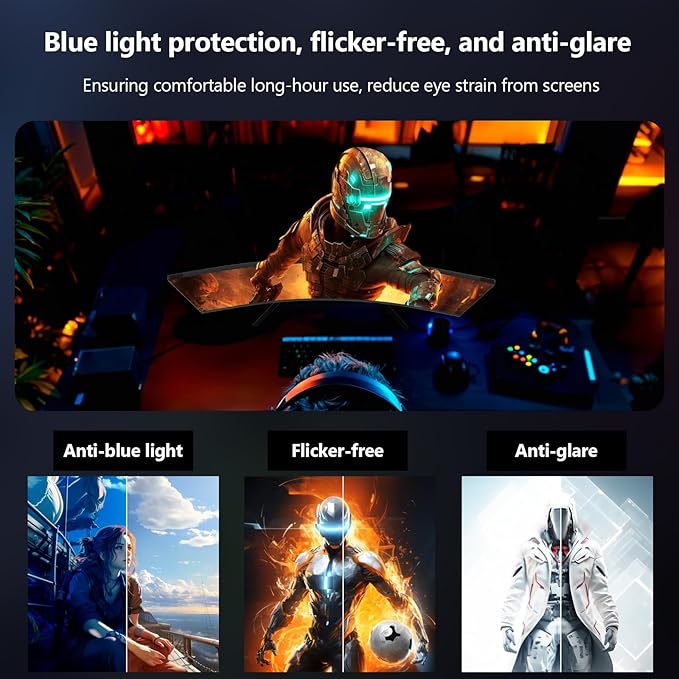 Z-Edge 27 inch Curved Gaming Monitor, FHD 1080P 240Hz 280Hz Curved 1500R Computer Monitor, Fast MPRT 1ms Monitor, 350nits, 16.7M Colors, 4000:1 Contrast, UG27P 2X DP 1.2 Ports and 2X HDMI 2.0 Ports