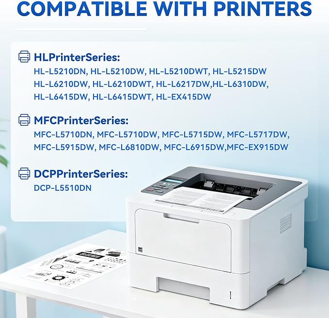TN920XL Toner Cartridge Compatible for Brother TN920 TN 920XL TN920XXL TN920UXXL Ink Cartridge High Yield Toner for HL-L6210DW HL-L6310DW HL-L5210DW HL-L5210DWT MFC-L5915DW MFC-L5710DW Printer(2 Pack)