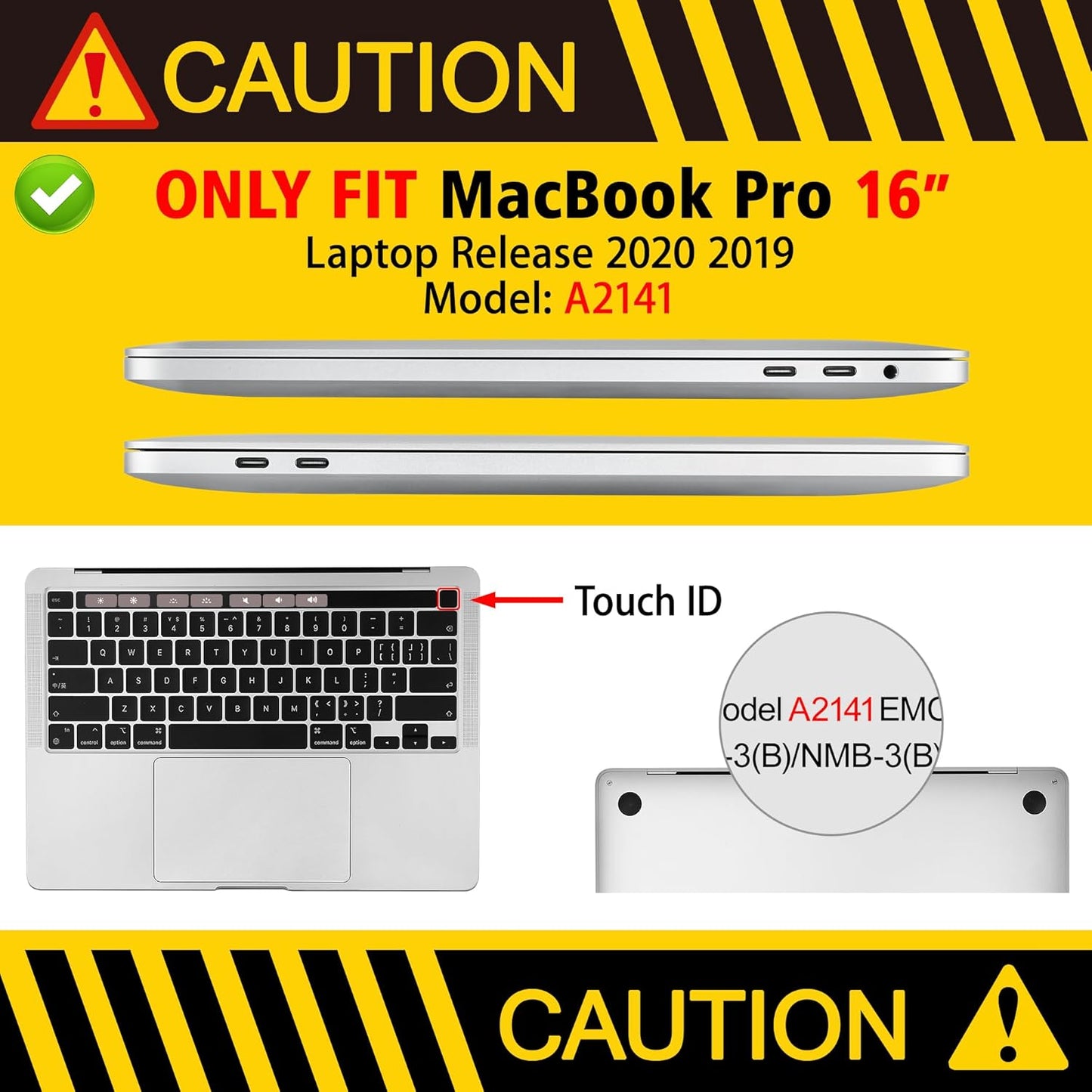 for MacBook Pro 16 inch Case 2019 2020 Release Model A2141, Plastic Hard Shell Cover with Keyboard Cover & Screen Protector for MacBook Pro 16 inch with Touch Bar & Touch ID, Wildflower Heart
