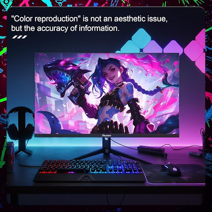 27-inch 300Hz Gaming Monitor, 2K QHD (2560x1440),1MS, Fast IPS Panel Computer Monitor, Support FreeSync,High Brightness 250 cd/㎡, 100% sRGB, HDMI,DP Ports (G27X Ultra)