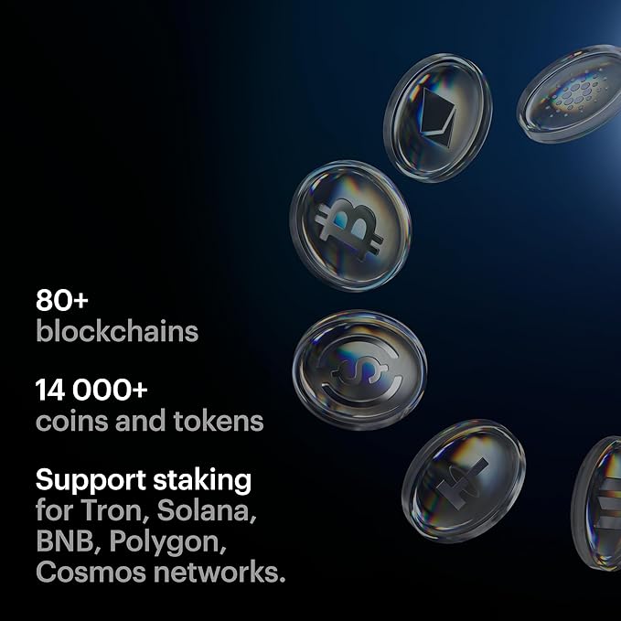 TANGEM Wallet Pack of 2 - Secure Crypto Wallet - Trusted Cold Storage for Bitcoin, Ethereum, NFT's & More Coins - 100% Offline Hardware Wallet