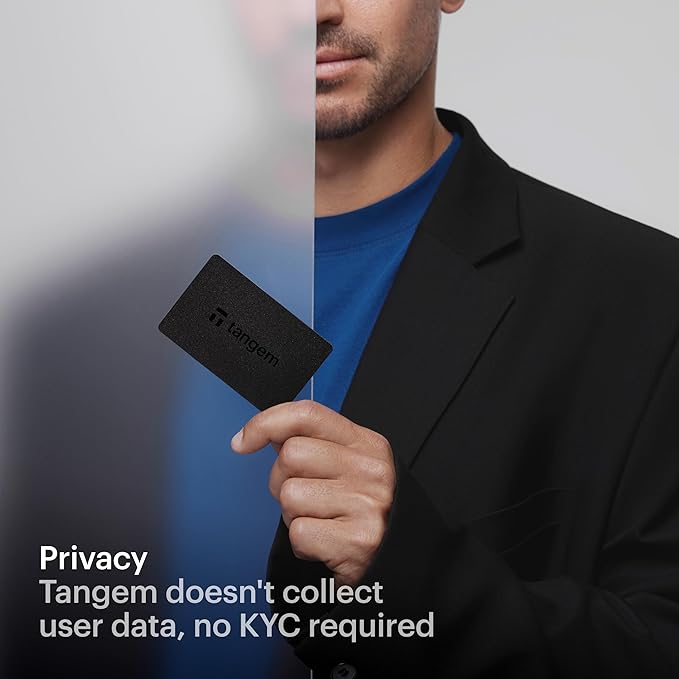 TANGEM Wallet Pack of 3 - Secure Crypto Wallet - Trusted Cold Storage for Bitcoin, Ethereum, NFT's & More Coins - 100% Offline Hardware