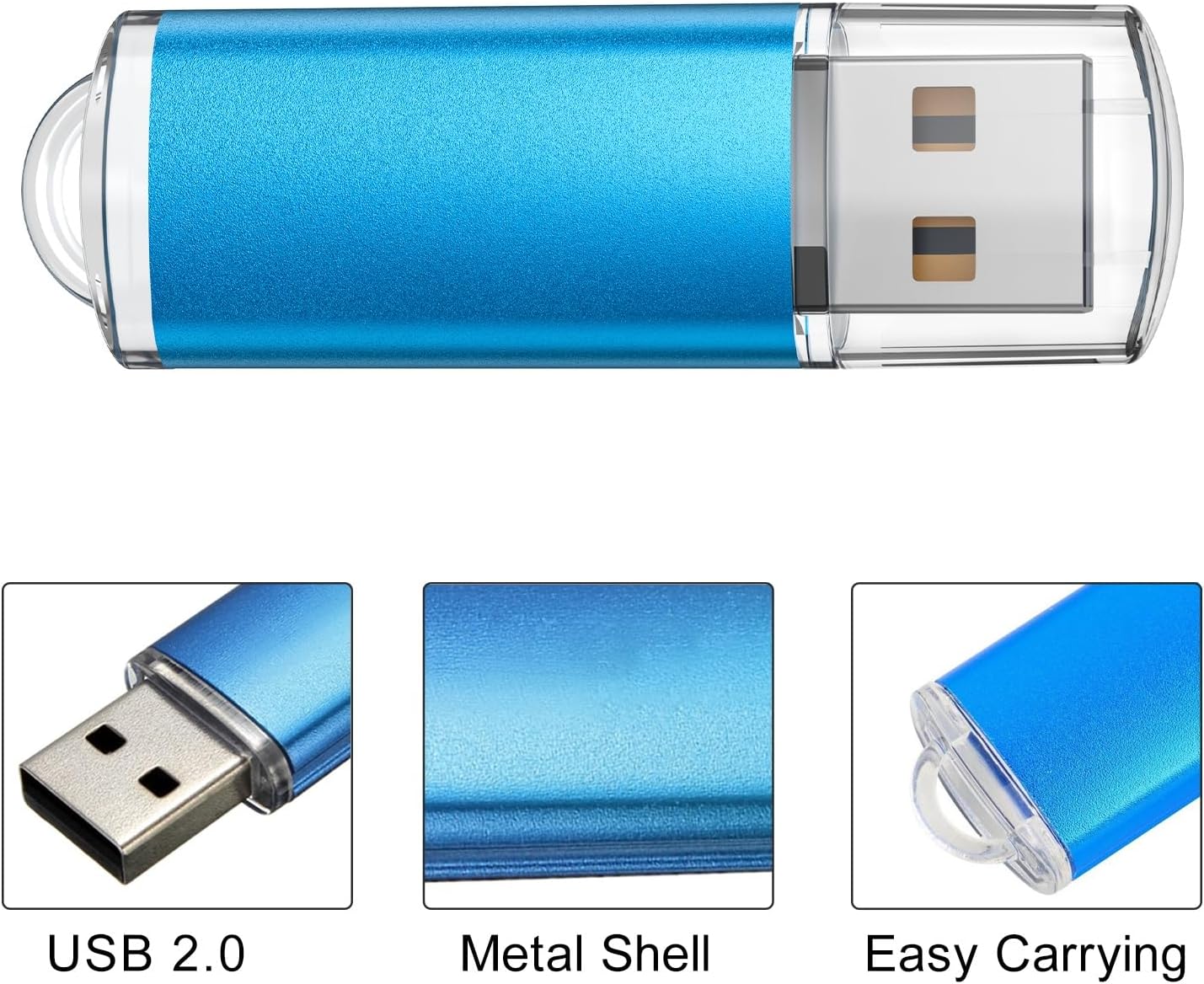 TOPESEL 32GB 10 Pack USB Flash Drive Flash Drive 2.0 Memory Stick Fold Storage Thumb Stick Jump Drive Pen Swivel Design for PC laptops, Tablets, TVs, car Audio (5 Mixed Colors)