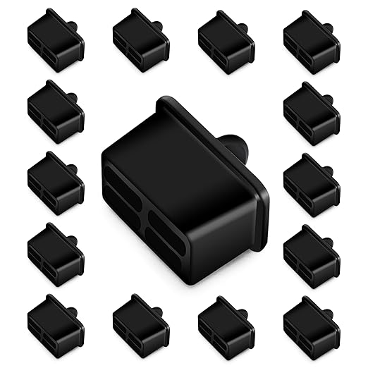 SFP SFP+ XFP Dust Covers Caps Suitable for Open Slot on Network Switch Silicone Type A 50pcs/Pack