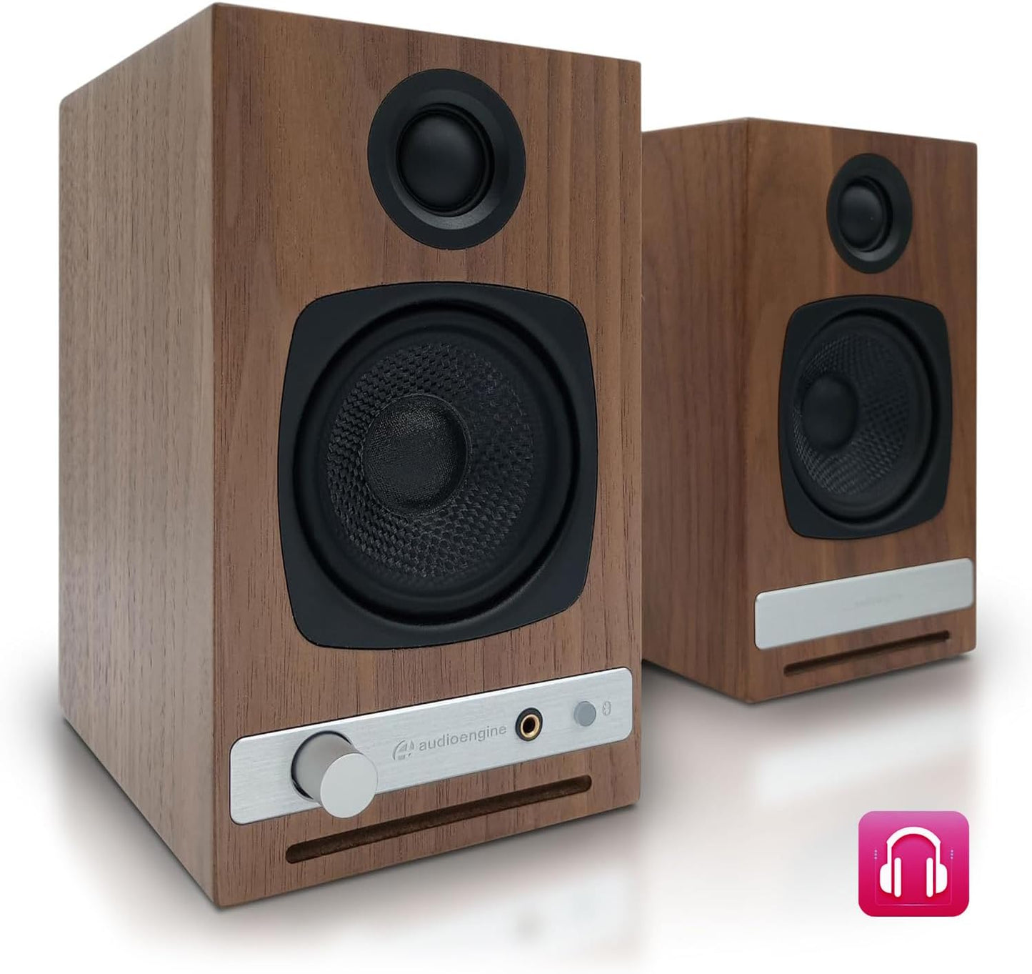 Audioengine A2-HD (HD3) Bluetooth PC and Computer Desktop Speakers with aptX HD - USB, RCA, Headphone
