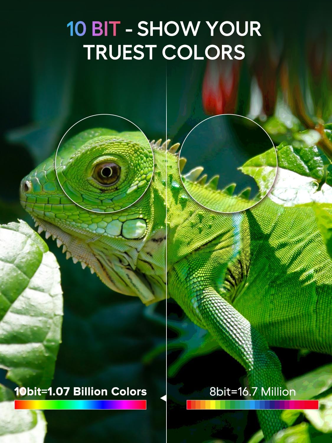 UPERFECT Portable Monitor 18.4-inch 4K 60HZ 10 Bit w/VESA & Stand 180° Adjustable Ultra-Slim & Lightweight Frameless FHD FreeSync IPS HDR Gaming Display, Travel Second Monitor for Laptop