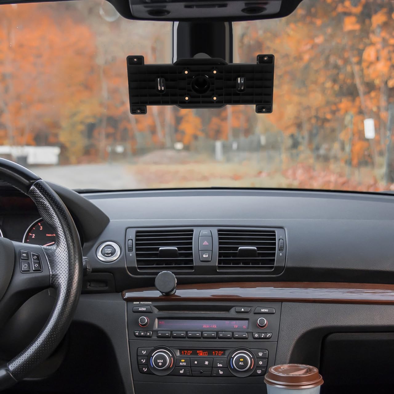 DOITOOL Rear View Mirror Back Plate Panel Dash Cam Mirror Mounting Bracket Arm Car Rear View Camera Install Kit for 5.5" - 12" Car SUV Dash Cams (Mounting Hole Diameter: 1.18inch