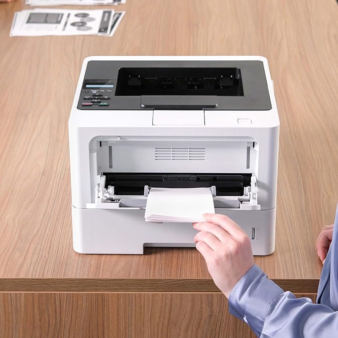 Brother HL-L5210DN Business Monochrome Laser Printer with Duplex Printing, Versatile Paper Handling, Mobile Printing, and Gigabit Ethernet Networking (Renewed Premium)