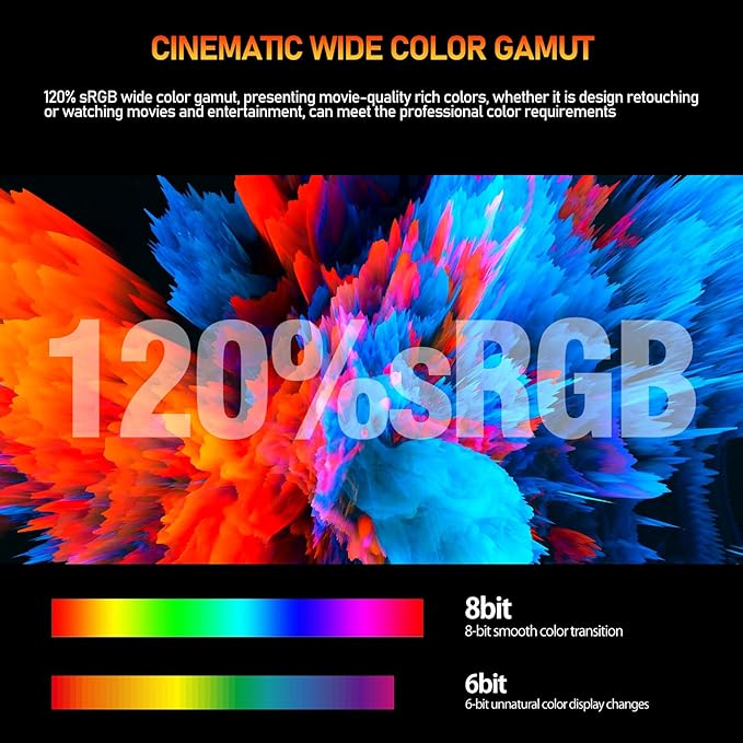 Gawfolk 49 inch Ultra-Wide Curved 1500R Gaming Computer Monitor, DQHD(5120×1440), 240Hz, 1MS, FreeSync, 120% sRGB, Height Adjustable PC Screen, HDMI2.1 & DP1.4, Compatible Wall Mount 100*100mm-Black