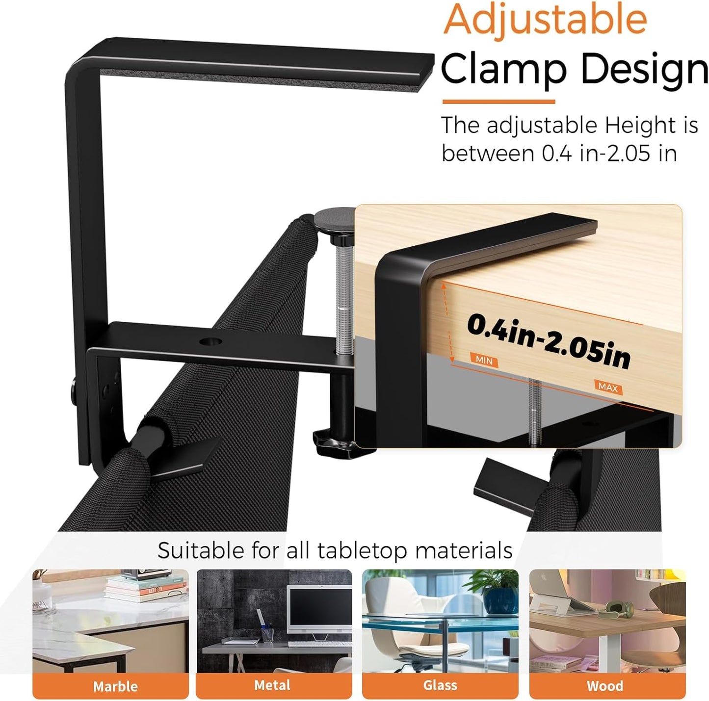 Under Desk Cable Management Tray - 36" Cord Organizer for Desk No Drill, Fabric Under Table Wire Organizer with 16X Cable Ties Hide for Office/Home, Cord Hider Fits Adapters & Sockets, Black