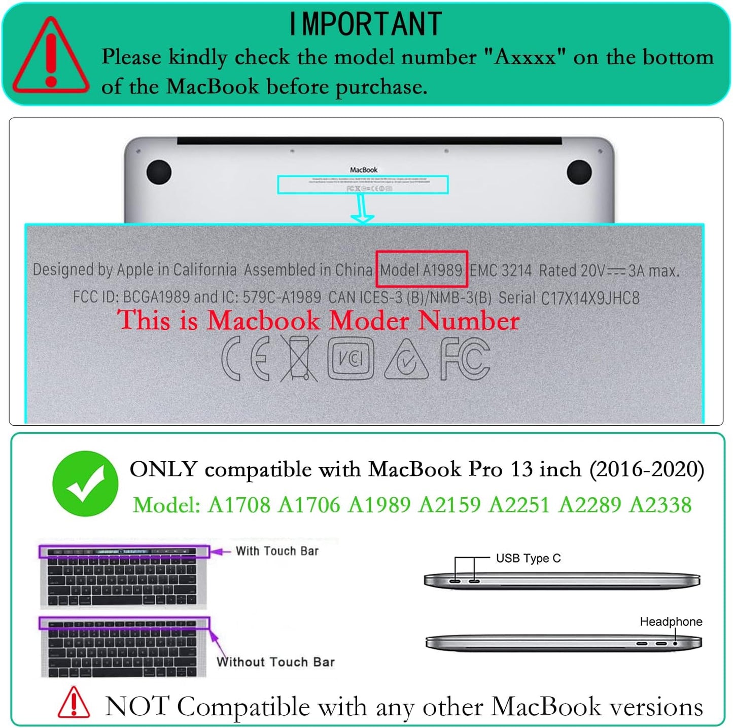 LanBaiLan Compatible for MacBook Pro 13 inch with Touch Bar 2022 2020 2019 2018 2017 2016, M1 M2 A2338 A2289 A2251 A2159 A1989 A1706 A1708, Laptop Hardshell Case & Keyboard Cover, Mountains Landscape