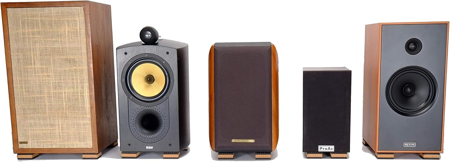 Sound Isolation Pads. Cork Pads for Speakers to Improve Sound and Reduce Vibration (1" Pack of 8)