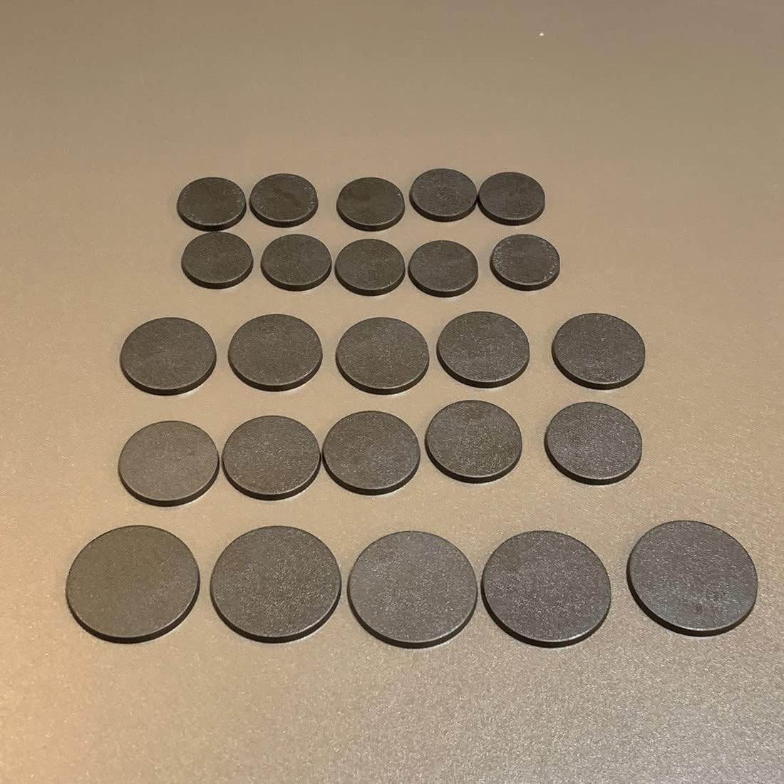 NC EBCO 50Pcs Mix Round Plastic Model Bases 25mm/32mm/40mm for Gaming Miniatures or Wargames Role Playing Board Game Figure Toy