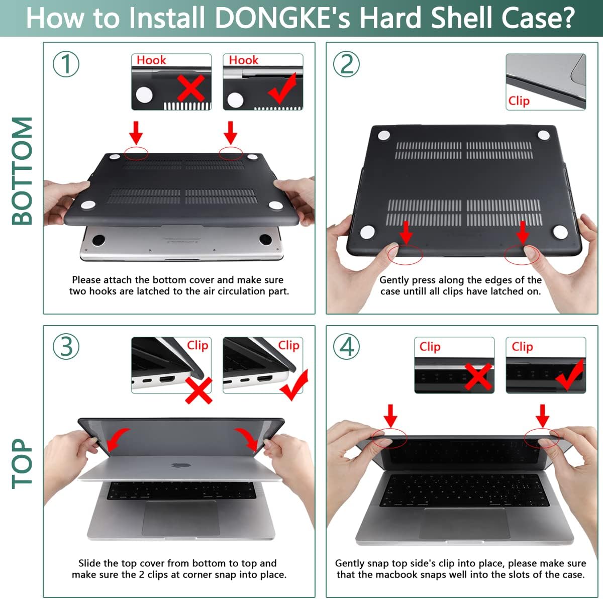 DONGKE for M4 MacBook Pro 16 Inch Case 2024 2023 2021 A3403 A3186 M3 A2991 M2 A2780 M1 A2485 Pro/Max Chip, Plastic Hard Shell Case & Keyboard Cover for Mac Pro 16 with Touch ID, Colorful Mandala