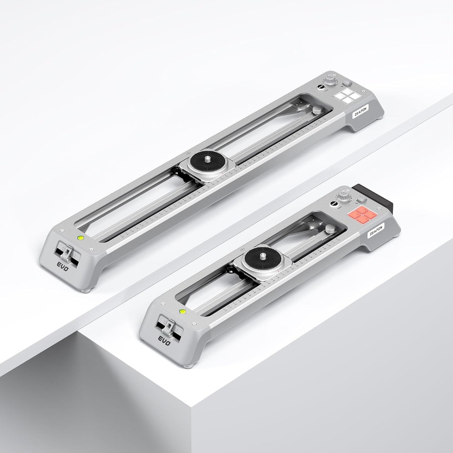 Zeapon EVO 125°Panorama Rotating Motorized Camera Slider, Powerful Quiet Motor for 5.5-11Lbs Payload, 23.6''/60cm Light Compact Slider Dolly with Carrying case, Buttons & App Control (D60 (23.6''))