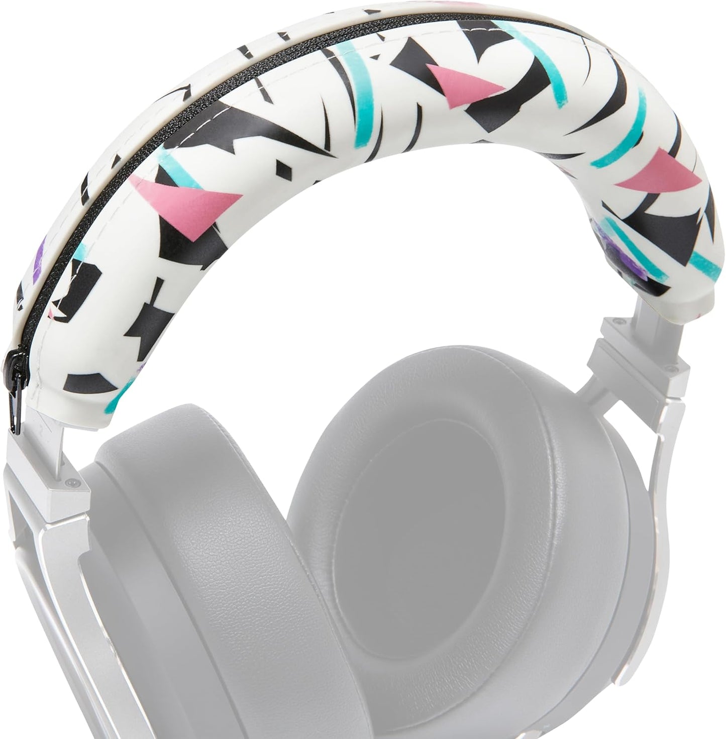 WC BandZ Virtuoso V2 - Silicone Headband Cover for Corsair Virtuoso Headphones by Wicked Cushions | Machine Washable, No More Flaking Leather | for Virtuoso Wireless, XT, and SE | 90's White