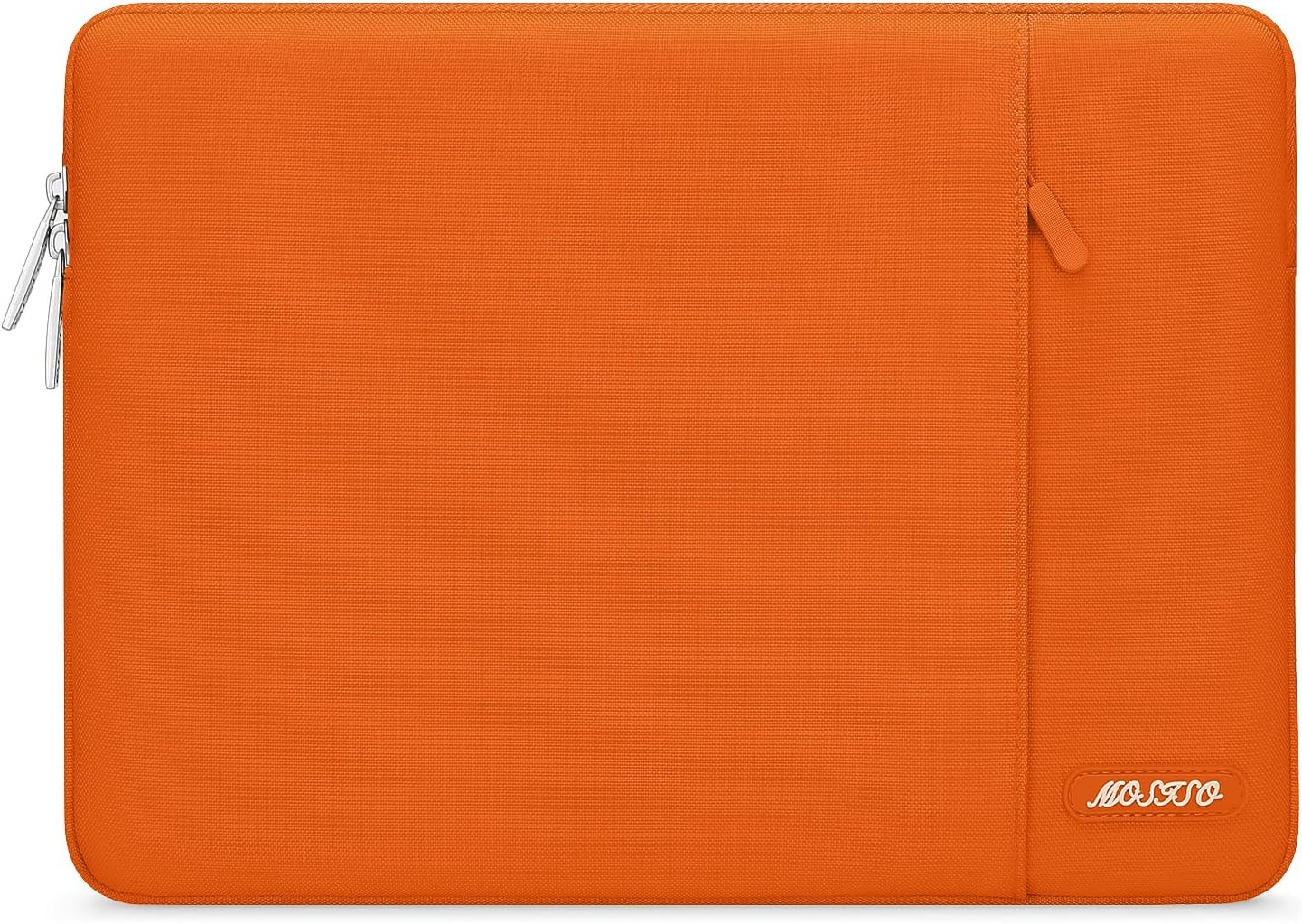 MOSISO Laptop Case 13 inch, 13 inch Laptop Sleeve Compatible with MacBook Air M4 M3 M2 M1 2025-2018 / Pro M2 M1 2025-2016, Polyester Vertical Computer Sleeve Bag with Pocket, Orange
